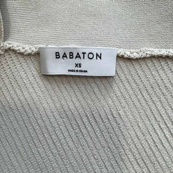 BABATON Sculpt Knit Off the Shoulder Crop Tank Size XS - Picture 6 of 9